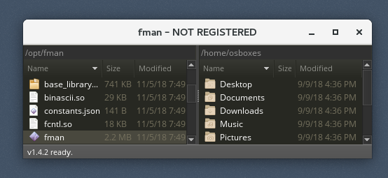 fman username