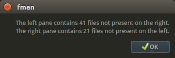 Compare directories in fman