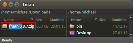 fman renaming a file, but not pre-selecting the correct part of the file name.